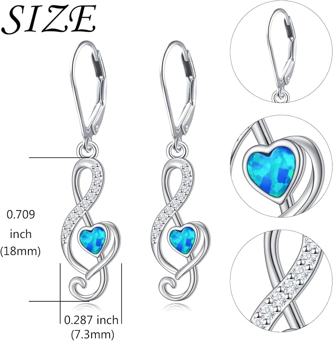 925 Sterling Silver Filigree Dangle Drop Earrings Daisy/Lotus/Rose Flower/Moonstone Leverback Teardrop Earrings for Women Infinity Celtic Knot Daisy Lotus Jewelry for Mothers Day