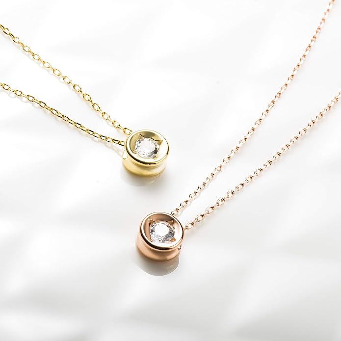 S.Leaf 18K Gold Plated Cubic Zirconia Choker Necklace for Women 925 Sterling Silver Layered Coin Moon Star Heart Circle Crystal Lariat Pendant Necklaces Gifts for Women Trendy