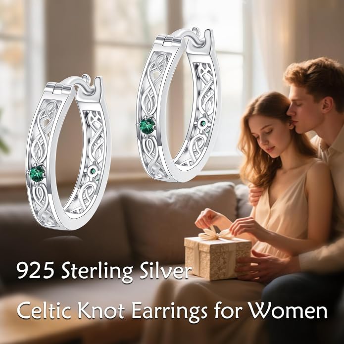 Sterling Silver Hoop Earrings Small Hoop Sun/Leaf/Triangle Huggie Earrings for Women Hypoallergenic