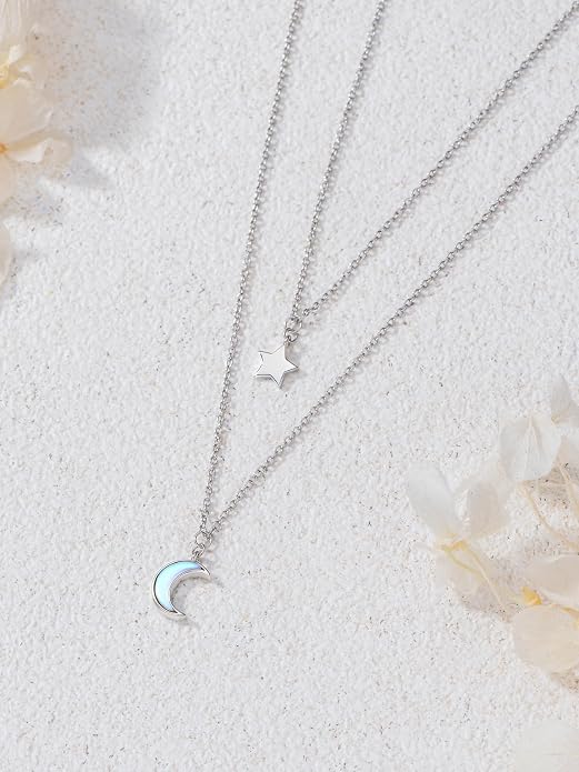 Midari Ocean Necklace 925 Sterling Silver Flamingo Mama Bear Dolphin Penguin Sea Turtle Axolotl Desert Cactus Nautical Rudder Tropical Palm Compass Wave Pendant Boho Jewelry Gifts for Women Men