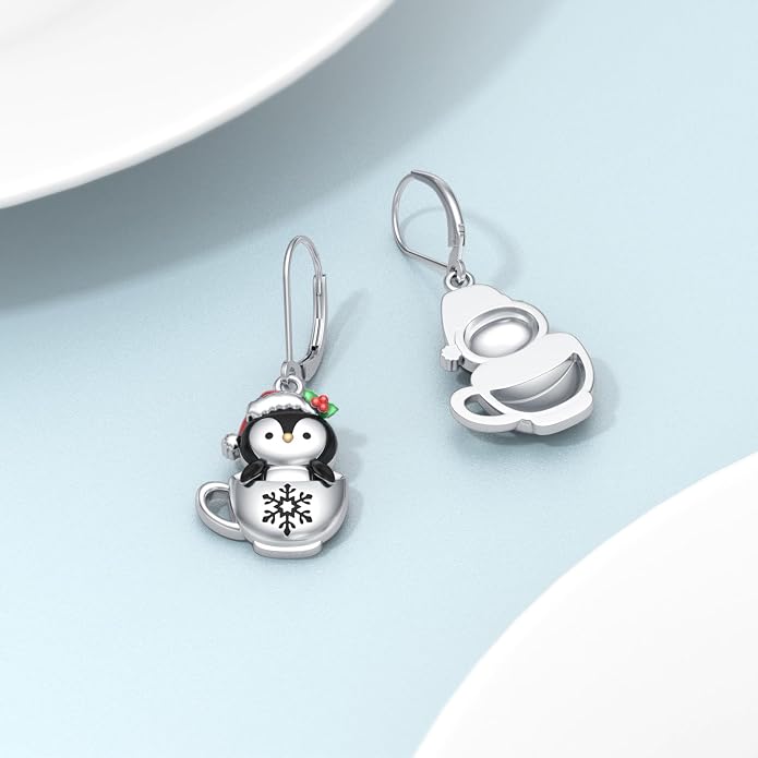 Seiyang Dangle Earrings 925 Sterling Silver Animal/American Flag/Turquoise Dangle Drop Earrings Jewelry Gifts for Women
