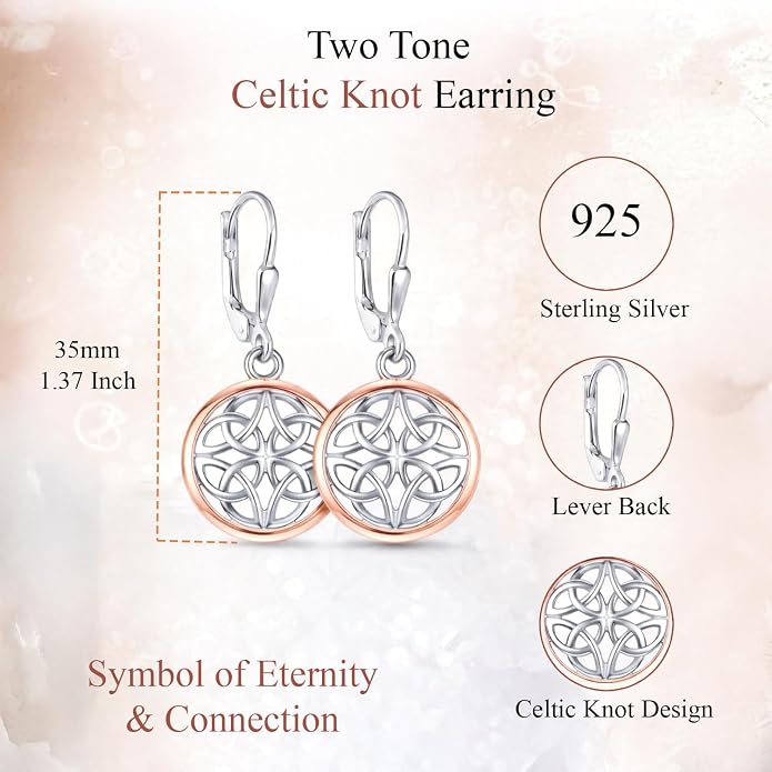 Charmsy 925 Sterling Silver Filigree Earrings for Women | Lightweight Diamond-Cut Openwork Leverback Dangle Earrings | Romantic Jewelry Gifts for Women