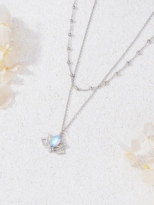 Midari Ocean Necklace 925 Sterling Silver Flamingo Mama Bear Dolphin Penguin Sea Turtle Axolotl Desert Cactus Nautical Rudder Tropical Palm Compass Wave Pendant Boho Jewelry Gifts for Women Men