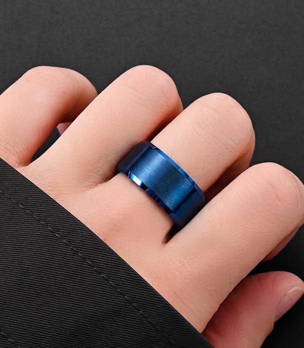 King Ring Tungsten 4/6/8/10mm Rings – Super Polished Matt Finish Tungsten Rings – Designed in USA