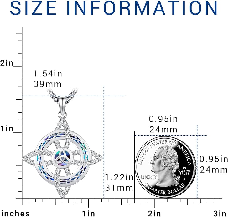 Witchy Jewelry for Women Men Nudo De Bruja Plata 925 Original Witches Knot Necklace Tetragrammaton Hecate Necklace Lilith Necklace Pentagram Necklace Cat Necklace Triple Moon Goddess Pendant Necklace