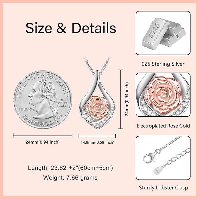 Cremation Jewelry 925 Sterling Silver Teardrop Urn Necklace for Ashes Heart Shape Memorial Keepsake Pendant for Human Ashes for Women Gift