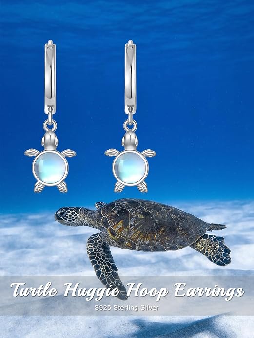 Dorunmo Moonstone Dangle Drop Earrings s925 Sterling Silver Leverback Earrings Filigree Moonstone Jewelry Birthday Gifts for Women