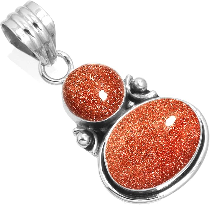 Handmade Genuine 925 Sterling Silver Pendant Necklace Natural Gemstone Crystal, Lapis, Onyx, Amber Oval Round Boho Jewelry For Women