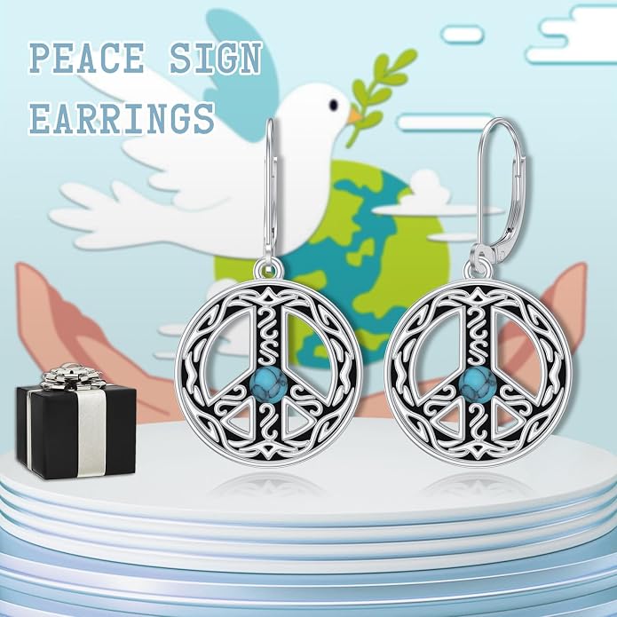 VONALA Dangle Earrings 925 Sterling Silver Opal Larimar Lapis Sapphire Turquoise Moss Agate Crystal Dangling Earrings Jewelry Gift for Women