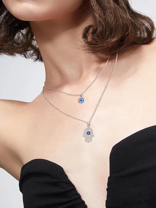 Midari Ocean Necklace 925 Sterling Silver Flamingo Mama Bear Dolphin Penguin Sea Turtle Axolotl Desert Cactus Nautical Rudder Tropical Palm Compass Wave Pendant Boho Jewelry Gifts for Women Men