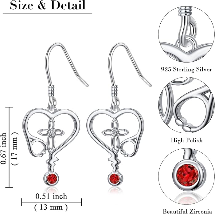 925 Sterling Silver Filigree Dangle Drop Earrings Daisy/Lotus/Rose Flower/Moonstone Leverback Teardrop Earrings for Women Infinity Celtic Knot Daisy Lotus Jewelry for Mothers Day