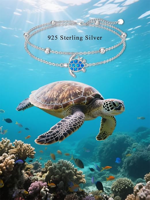 Dorunmo 925 Sterling Silver Anklet Bracelet Mother’s Day Birthday Jewelry Gifts for Women Wife Girlfriend Mom Her