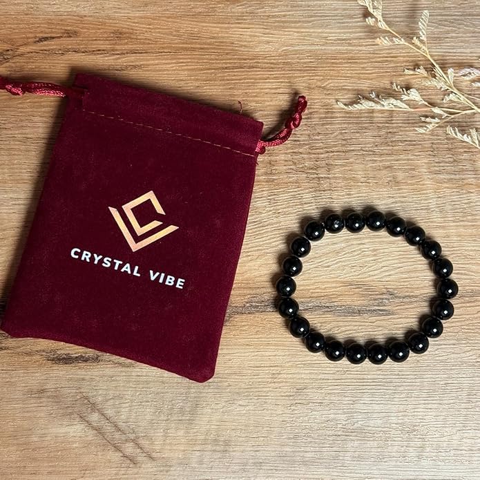 Crystal Vibe - Healing Crystal Bracelet for Women & Men | Natural Gemstone Bead Bracelet | Adjustable Handmade Energy Stone Bracelet | Bracelet for Meditation, Yoga & Daily Wear | Multiple Types