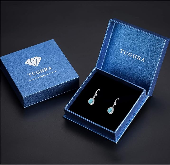 Trendy Dangle Earrings for Women Teen Girls Sterling Silver 12 Birthstone Earrings Minimalist Hypoallergenic Earrings for Sensitive Ears Jewelry Gifts