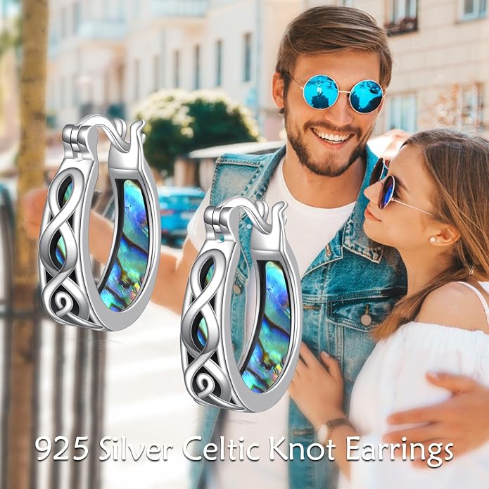 Sterling Silver Hoop Earrings Small Hoop Sun/Leaf/Triangle Huggie Earrings for Women Hypoallergenic
