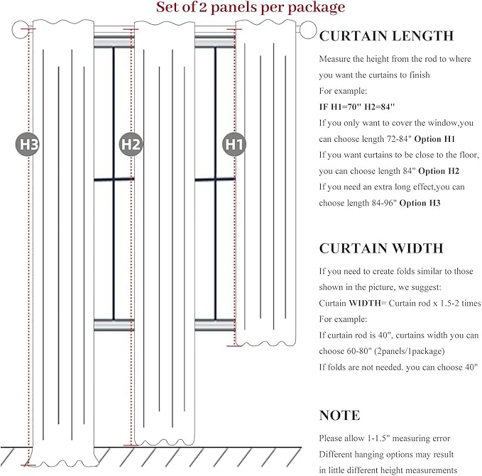 Navy Blue Blackout Curtains 84 Inch Length for Kids/Boys Rooms/Bedroom, Floor to Ceiling Track Pleated Drapes with Hooks Linen Thermal Coastal Curtain Dark Blue Window Burg 50"Wx84"Lx 2Panels Back Tab