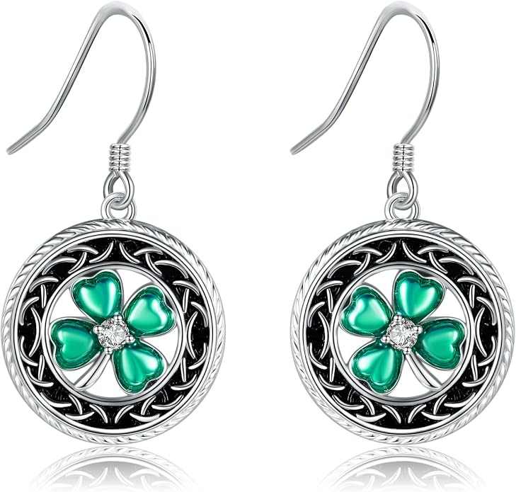 POPLYKE 925 Sterling Silver Tree of Life Dangle Earrings for Women Fashion Abalone Shell Jewelry Gifts for Mom Sister Friend Birthday