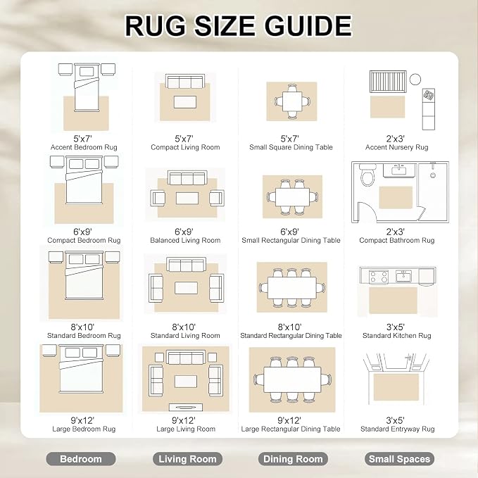 Washable Abstract Area Rug, Robot Vacuum Compatible, 0.3" Low Pile, Non-Slip Cotton-Backed with Silicone Backing, for Home Office Under Desk Dining Room, 5'x7', Neutral Taupe