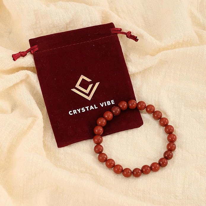 Crystal Vibe - Healing Crystal Bracelet for Women & Men | Natural Gemstone Bead Bracelet | Adjustable Handmade Energy Stone Bracelet | Bracelet for Meditation, Yoga & Daily Wear | Multiple Types