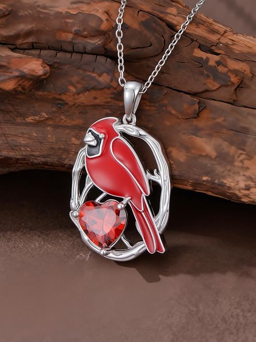 Midari Ocean Necklace 925 Sterling Silver Flamingo Mama Bear Dolphin Penguin Sea Turtle Axolotl Desert Cactus Nautical Rudder Tropical Palm Compass Wave Pendant Boho Jewelry Gifts for Women Men