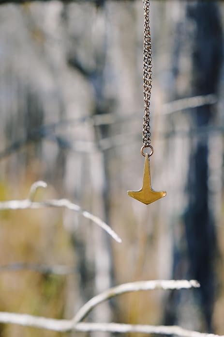 Made in Norway Thor's Hammer Necklace Fitjar Museum Replica Mjolnir