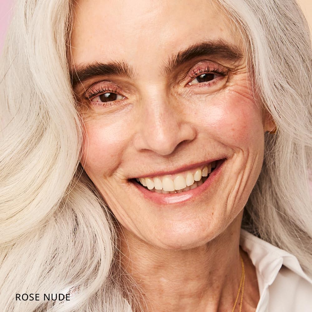 Boomstick Trio ® Rose Nude 3 Pack Cream Blush Makeup - Rose Nude Blush Stick, Highlighter Stick & Moisturizer for Cheeks, Eyes & Lips - Boom Sticks by Cindy Joseph for Older Women