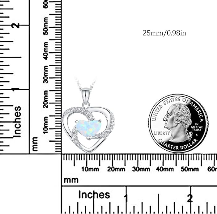 Cuoka 925 Sterling Silver Heart Necklace I Love You to The Moon and Back Pendant Sun Star Moon Necklace Jewelry for Women with Gifts Box