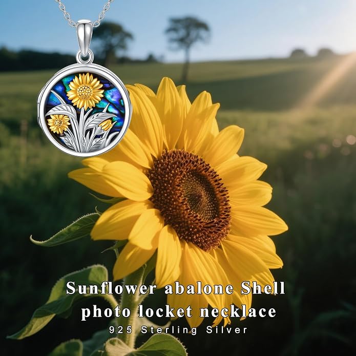 Dorunmo Personalized Locket Necklace 925 Sterling Silver that Holds Pictures Butterfly Birthstone Photo Heart Locket Custom Jewelry Congratulations New Beginnings New Job Gifts for Women