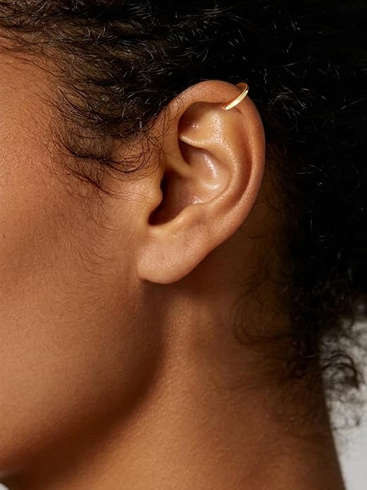 ChicSilver 925 Sterling Silver Huggie Hoop Earrings Small Hoop Earrings for Women Hypoallergenic Silver Huggie Earring Cartilage Earrings for Women (6/8/10/12/14/16/18/20MM)
