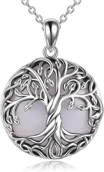 WINNICACA Tree of Life Gifts for Women 925 Sterling Silver Tree of Life Celtic Pendant Necklace Family Irish Jewelry Gifts for Women Wife Girlfriend Anniversary Birthday Gift