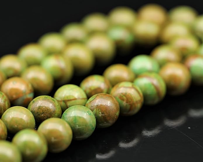 Natural Gemstone Beaded Choker Necklace | 8mm Handmade Adjustable Jewelry for Men & Women | Chakra Balancing Crystal Necklace | Spiritual Gift | Macrame Cord with Extender