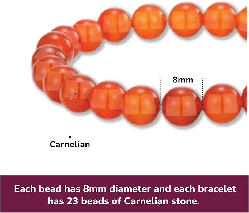 Crystal Vibe - Healing Crystal Bracelet for Women & Men | Natural Gemstone Bead Bracelet | Adjustable Handmade Energy Stone Bracelet | Bracelet for Meditation, Yoga & Daily Wear | Multiple Types