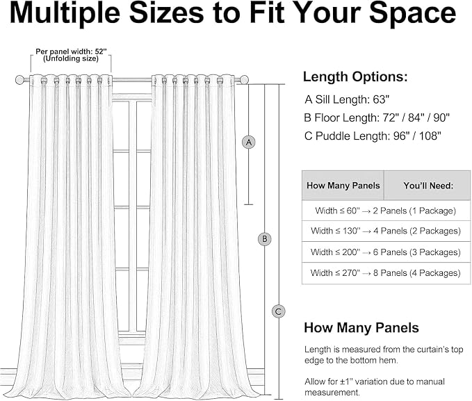 Topfinel 100% Blackout Curtains 72 Inches Long 2 Panels for Bedroom Rich Linen Blend Texture Bay Window Curtains Modern Neutral Drapes for Bedroom Small Window Treatment (W52 x L72) Grey