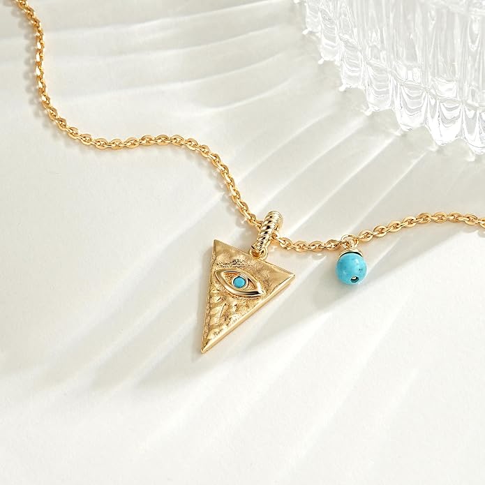 Fashion Dainty Necklace for Women - 14K Gold Plated Detachable Pendant with Cubic Zirconia Accent, Hypoallergenic Layering Jewelry for Women, Trendy Storm Charm Necklace for Daily Wear & Gifting