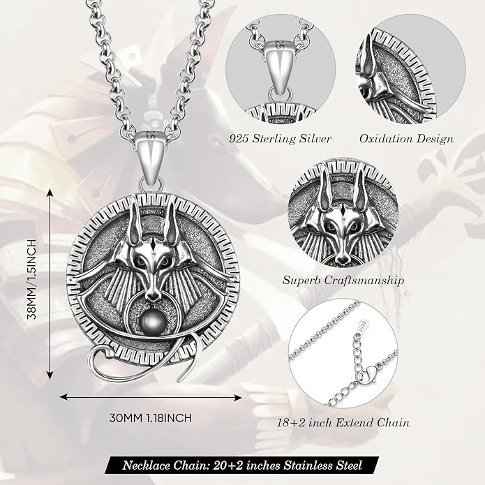 Tetragrammaton/Thors Hammer/Viking Axe/Jewish/Yahweh Necklace for Men 925 Sterling Silver Viking Norse Pagan Jewelry Gifts for Women
