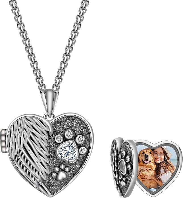 925 Sterling Silver Necklace for Men Women, Birthday Keepsake Jewelry Gifts for Mom Dad Friend