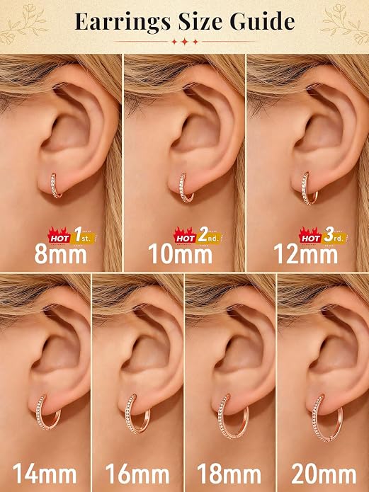 FaithHeart 925 Sterling Silver Post Huggie Hoop Earrings for Women, Silver Small Hoop Earring, Hypoallergenic Cartilage Earrings for Women