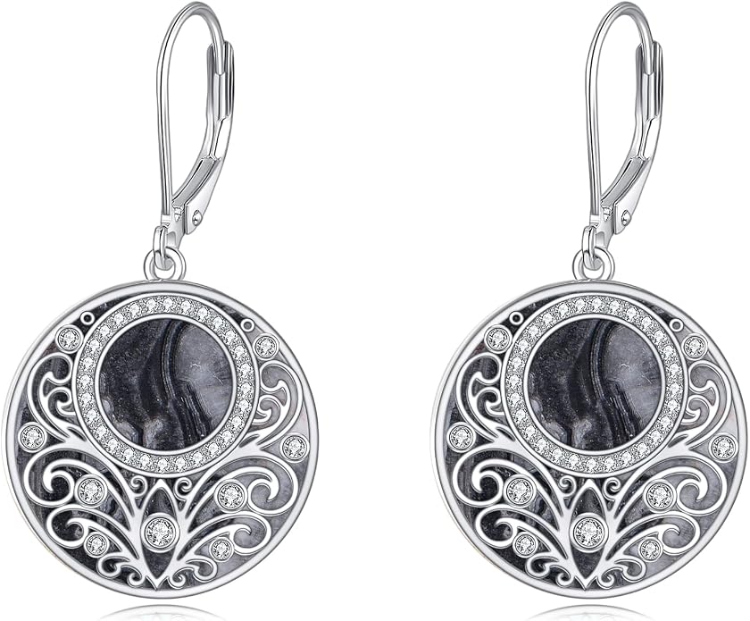 Teardrop Earrings Sterling Silver Filigree Irish Celtic Teardrop Drop Earrings Jewelry Gifts For Women