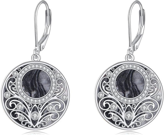 Teardrop Earrings Sterling Silver Filigree Irish Celtic Teardrop Drop Earrings Jewelry Gifts For Women