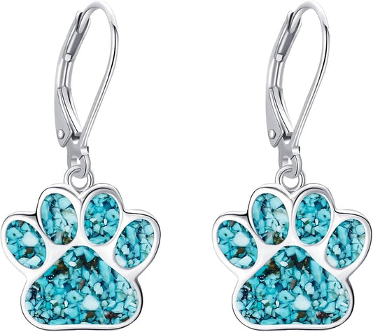 Butterfly/Paw Print/Highland Cow/Cat/Dog/Hummingbird/Dragonfly Earrings 925 Sterling Silver Animal Hypoallergenic Drop Dangle Earrings Animal Valentine's Day Jewelry for Women