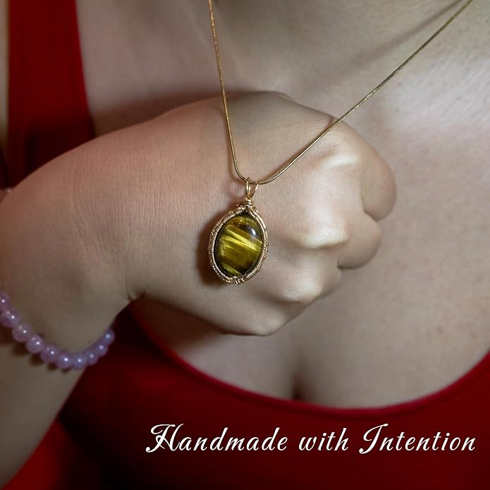Natural Faceted Labradorite Pendant Necklace – Unique Stone of Magic & Transformation, Iridescent Flash Gemstone Jewelry, Handmade Healing Crystal Gift for Women, Birthday, Anniversary, Spiritual Awakening & Intuition