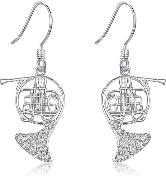 Teacup/Claddagh/Lilith/Book Cat/Star/French Horn/Horse Shoe/Filigree dangle earrings Cute Earrings Jewelry for Women