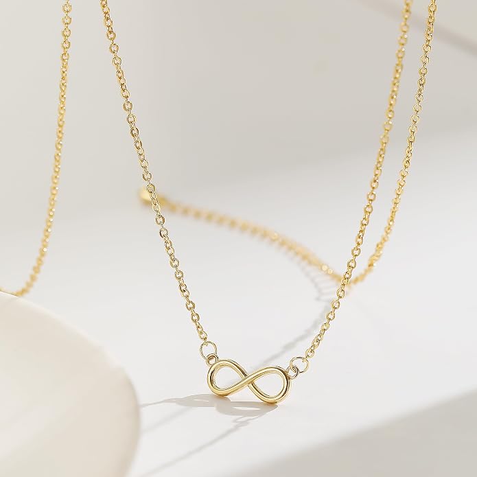 Collner 14K Gold Heart Pendant Necklace for Women Dainty Star Necklace Tiny Evil Eye Choker Necklace Boho Crescent Moon Necklace Minimalist Jewelry