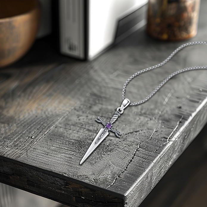 Thors Hammer Necklace - Viking Mjolnir Necklace Nordic Vegvisir Valknut Symbol Pendant 925 Sterling Silver Norwegian Amulet Jewelry Gift for Men Women