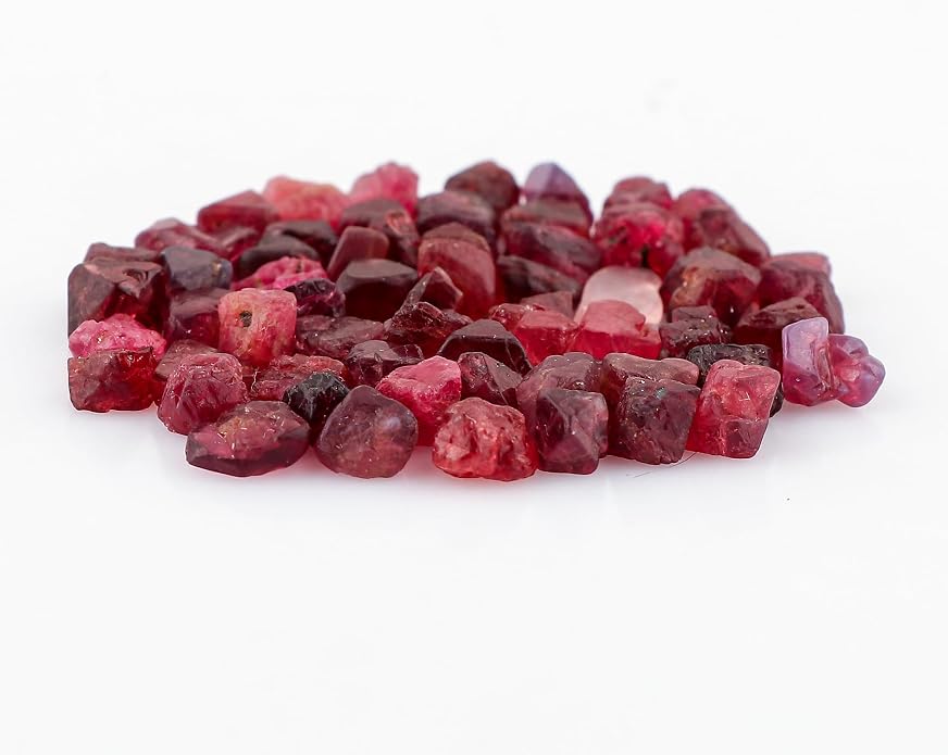 100cts, Wholesale Natural Raw Gemstones, Bulk Rough Stones Lot, Loose Crystal Supplies for Jewelry Making, Untreated Assorted Rough, Chakra Healing Crystals, Gem Collection