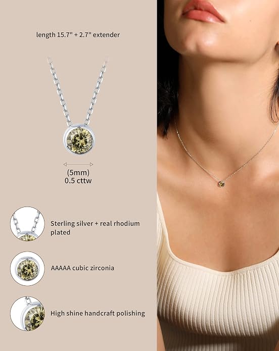 S.Leaf Gold Dainty Pendant Necklaces for Women Sterling Silver Gold Plated Layered Horizontal Vertical Bar Star Starburst Moon Cubic Zirconia Lariat Necklace for Women Trendy Gifts