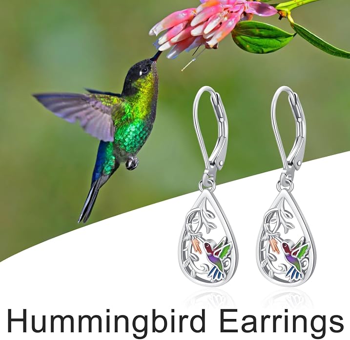 Odinstone 925 Sterling Silver Earrings Tree of Life Teardrop Moonstone Dangle Drop Leverback Earrings for Women
