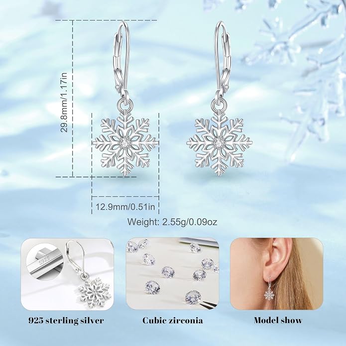 Vito 925 Sterling Silver Teardrop Earrings for Women, Moonstone Turquoise Drop Dangle Earrings Cat Snake Turtle Tree of Life Leverback Earrings Boho Jewelry Gift for Mom Wife