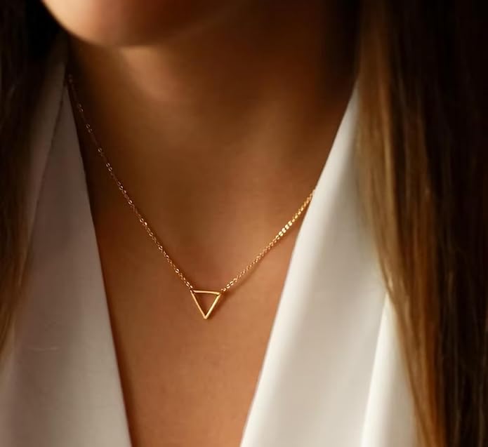 Collner 14K Gold Heart Pendant Necklace for Women Dainty Star Necklace Tiny Evil Eye Choker Necklace Boho Crescent Moon Necklace Minimalist Jewelry