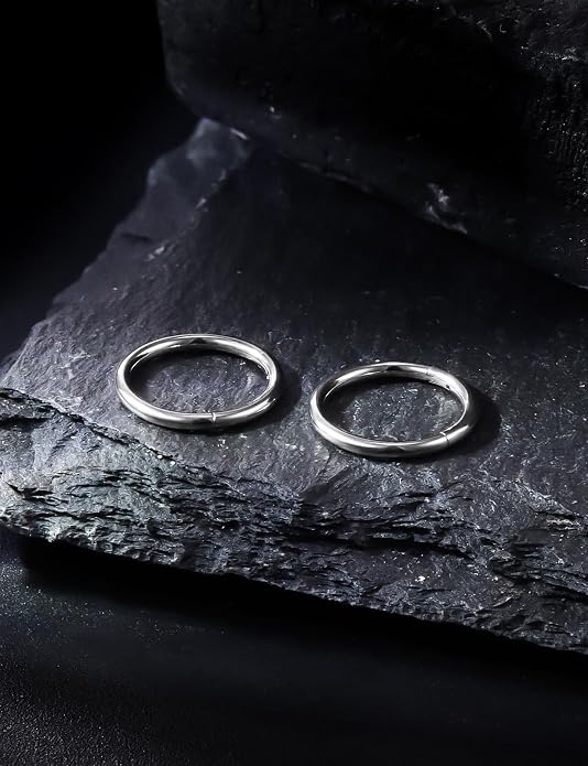 20G 18G 16G 14G 12G 10G 8G 6G 4G 2G Nose Rings Hoops Astm F136 Titanium Clicker Septum Lip Ring Tragus Helix Daith Rook Conch Snug Cartilage Lobe Earrings Hoop Piercing Jewelry For Women Men
